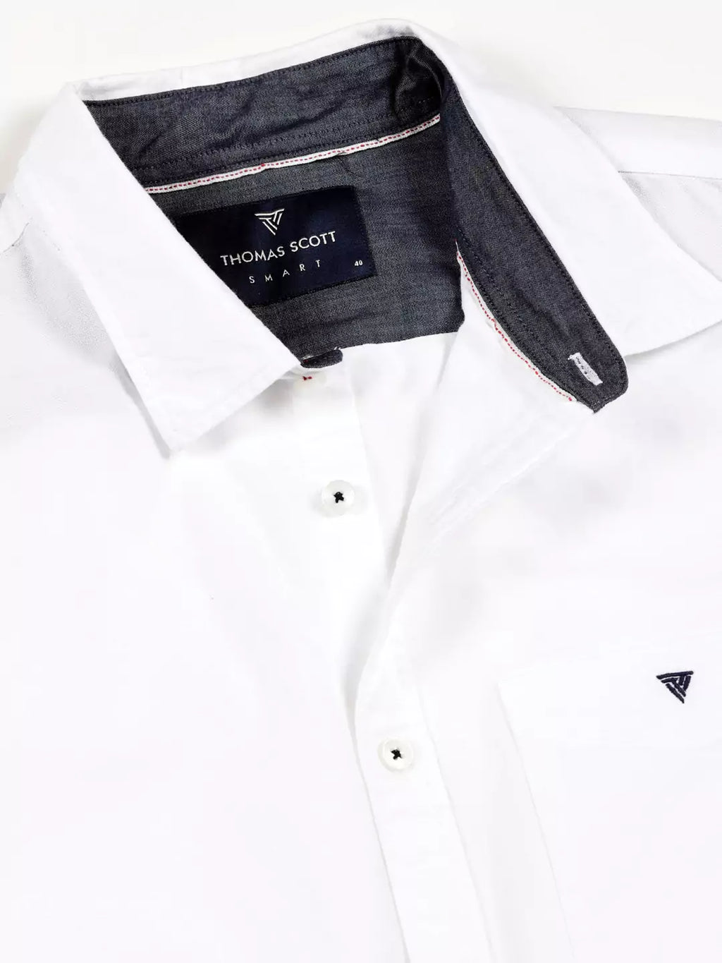 Thomas Scott Men Premium Spread Collar Semiformal Shirt