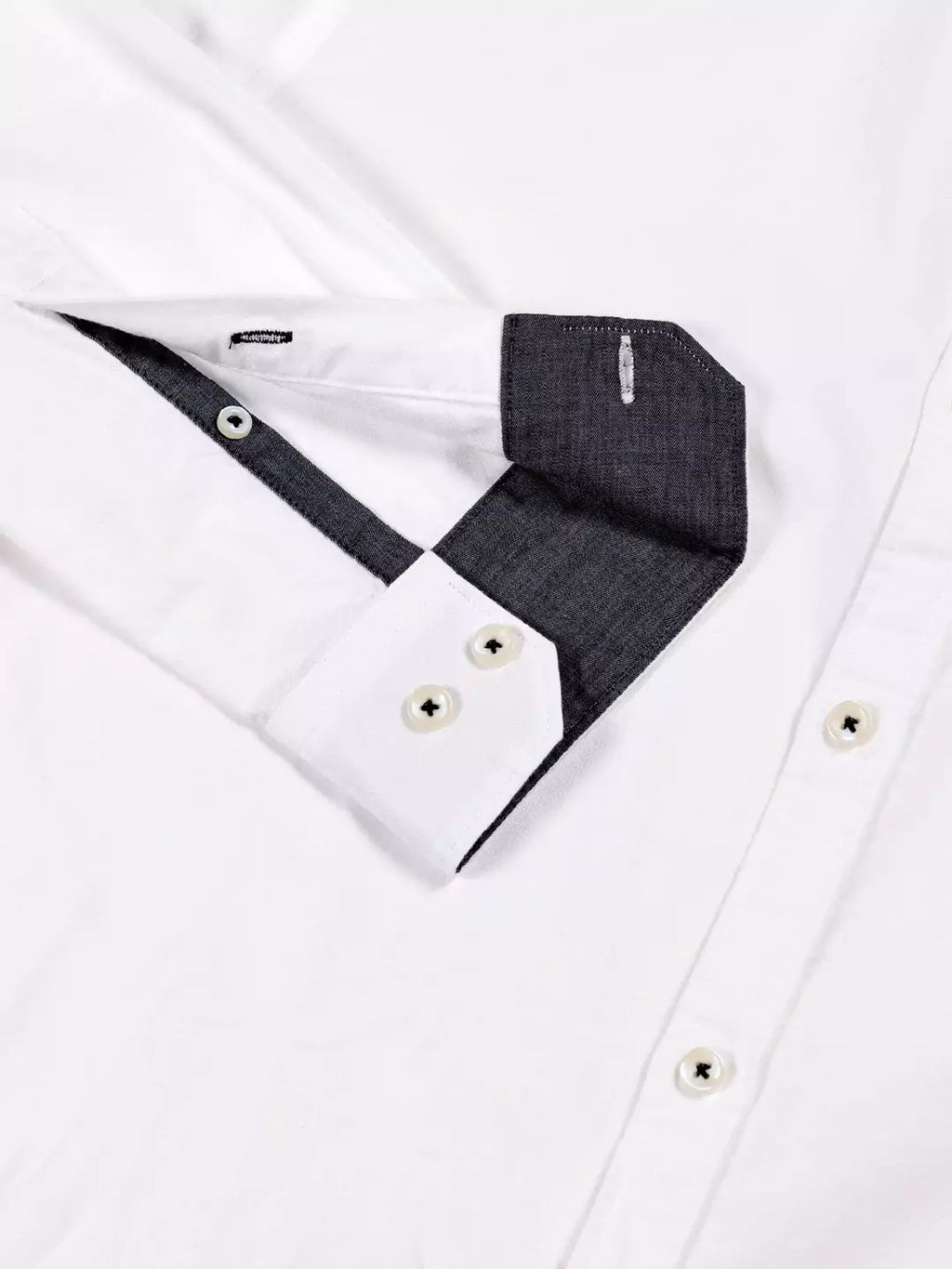 Thomas Scott Men Premium Button-Down Collar Semiformal Shirt