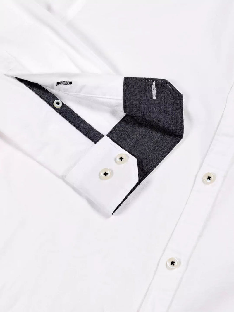 Thomas Scott Men Premium Button-Down Collar Semiformal Shirt