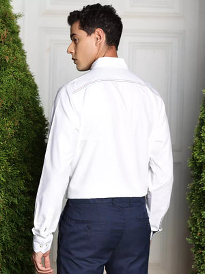 Thomas Scott Men Premium Button-Down Collar Semiformal Shirt
