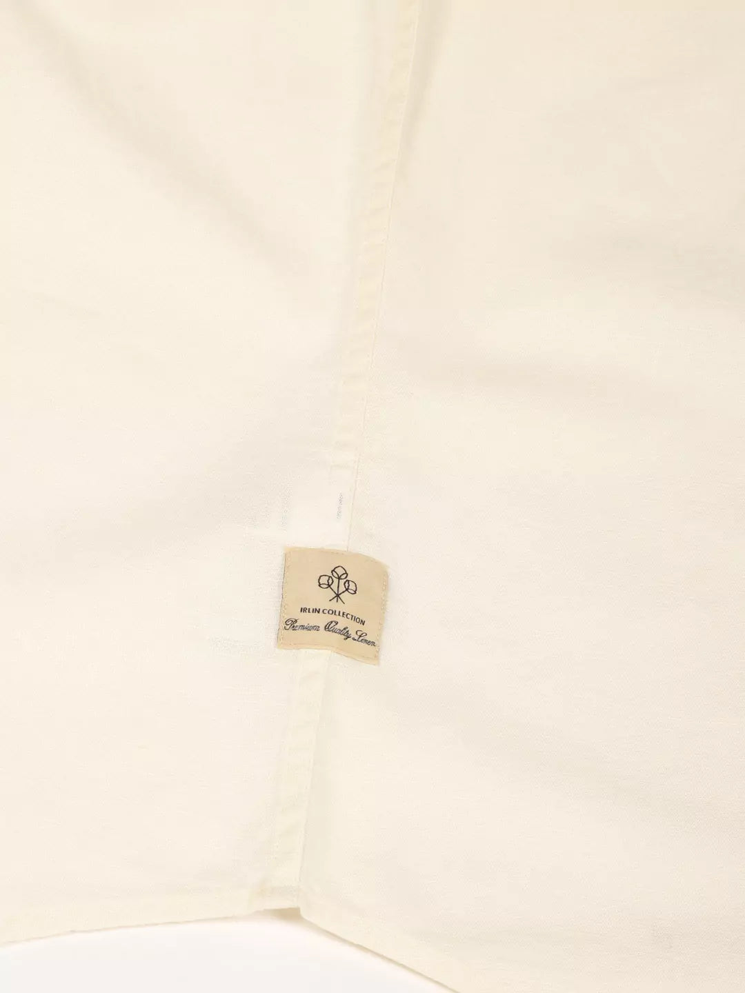 Thomas Scott Men Premium Linen Slim Fit Mandarin Collar Opaque Casual Shirt