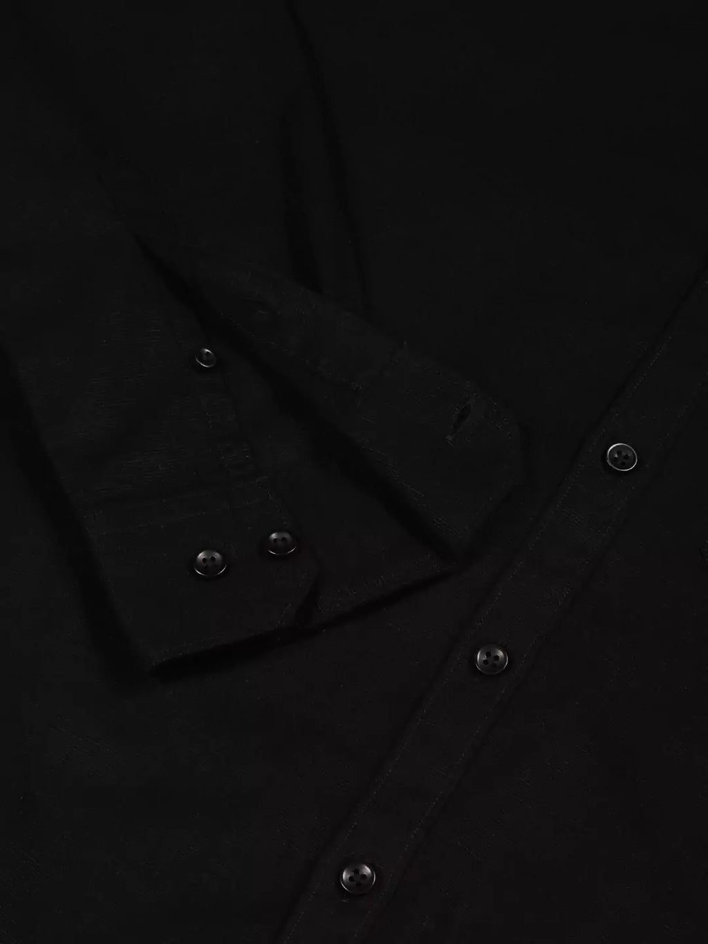 Thomas Scott Men Premium Slim Fit Long Sleeves Spread Collar Cotton Linen Formal Shirt