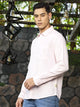 Thomas Scott Men Premium Spread Collar Long Sleeves Linen Cotton Casual Shirt