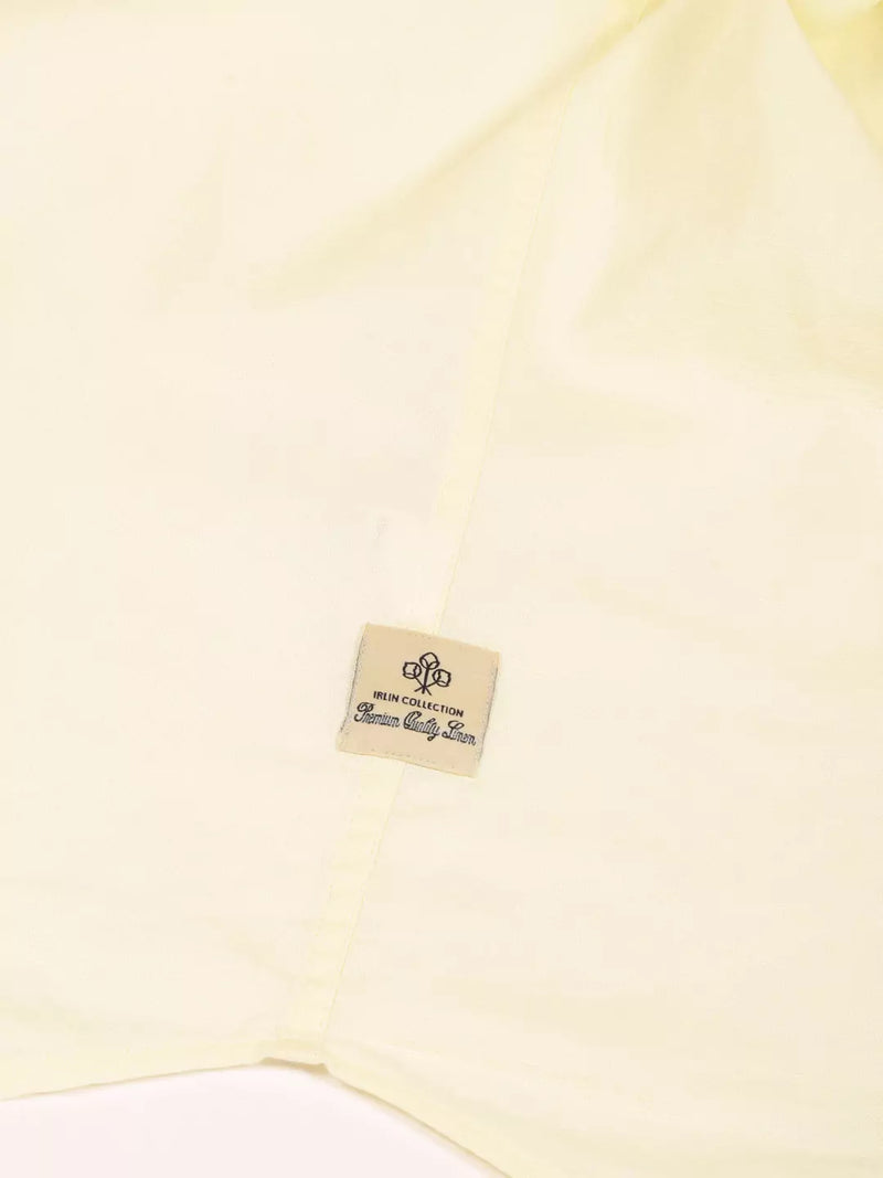 Thomas Scott Men Premium Slim Fit Long Sleeves Spread Collar Cotton Linen Formal Shirt