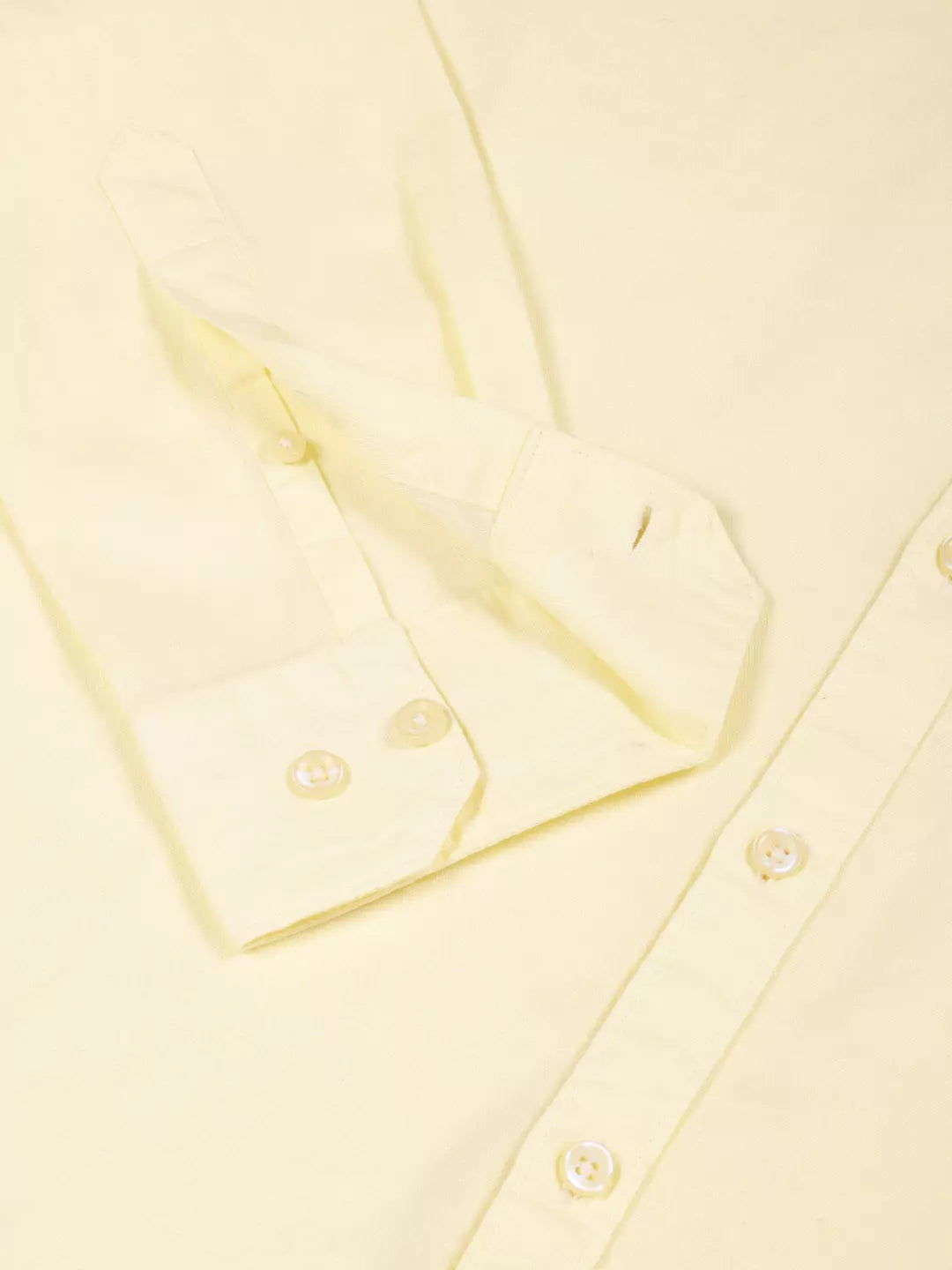 Thomas Scott Men Premium Slim Fit Long Sleeves Spread Collar Cotton Linen Formal Shirt