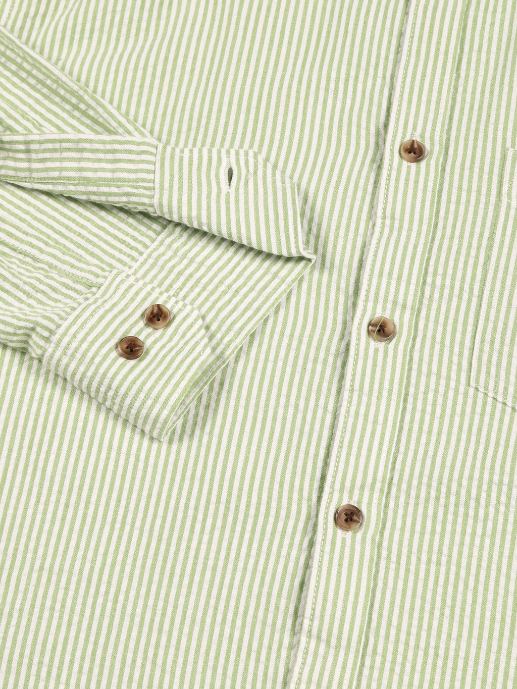 Thomas Scott Men Premium Slim Fit Striped Button-Down Collar Pure Cotton Casual Shirt