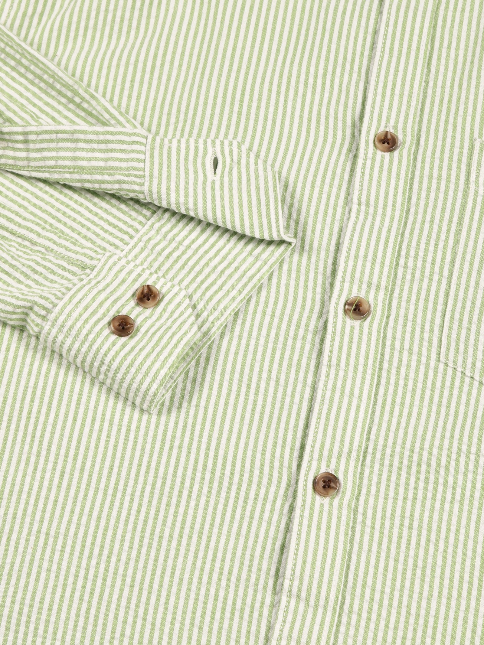 Thomas Scott Men Premium Slim Fit Striped Button-Down Collar Pure Cotton Casual Shirt