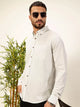 Thomas Scott Men Premium Slim Fit Striped Button-Down Collar Pure Cotton Casual Shirt