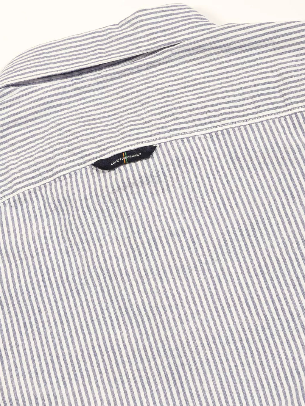 Thomas Scott Men Premium Slim Fit Striped Button-Down Collar Pure Cotton Casual Shirt