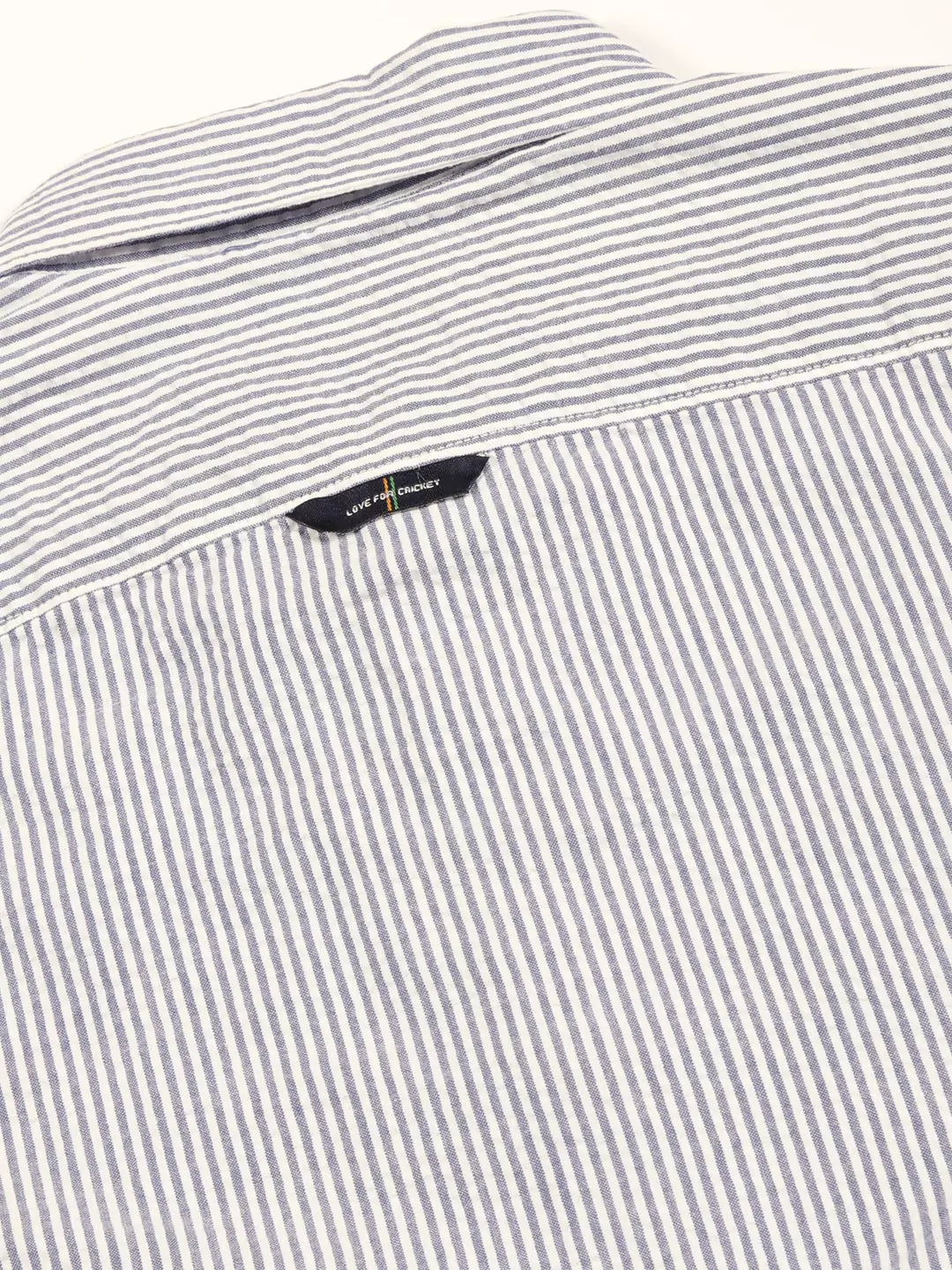 Thomas Scott Men Premium Slim Fit Striped Button-Down Collar Pure Cotton Casual Shirt