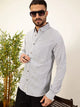 Thomas Scott Men Premium Slim Fit Striped Button-Down Collar Pure Cotton Casual Shirt