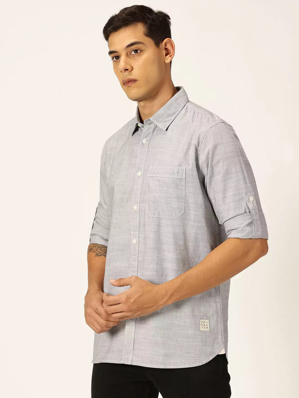 Thomas Scott Men Smart Opaque Cotton Casual Shirt