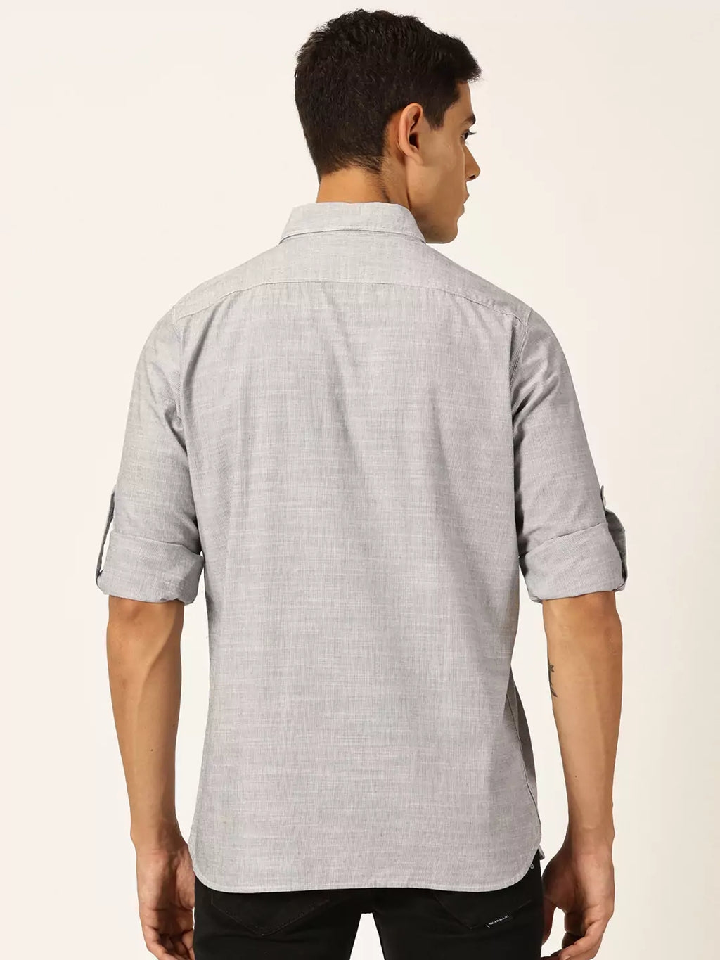 Thomas Scott Men Smart Opaque Cotton Casual Shirt