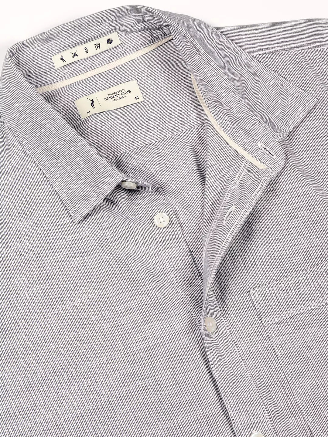 Thomas Scott Men Smart Opaque Cotton Casual Shirt