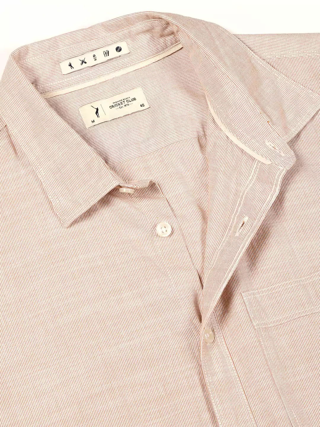 Thomas Scott Men Smart Opaque Cotton Casual Shirt