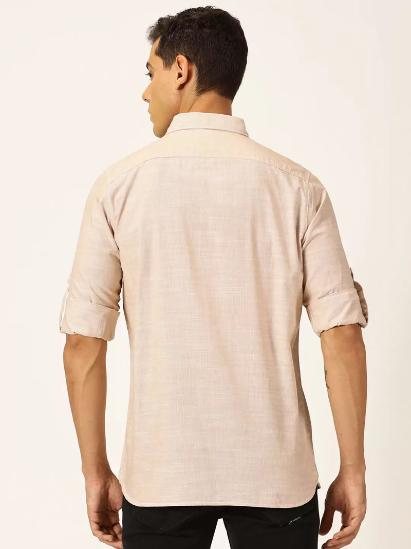Thomas Scott Men Smart Opaque Cotton Casual Shirt
