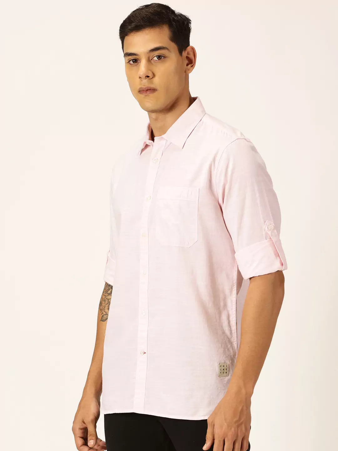 Thomas Scott Men Smart Opaque Cotton Casual Shirt