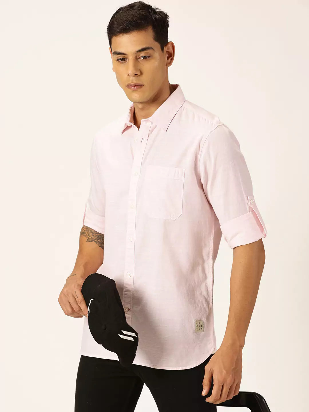Thomas Scott Men Smart Opaque Cotton Casual Shirt