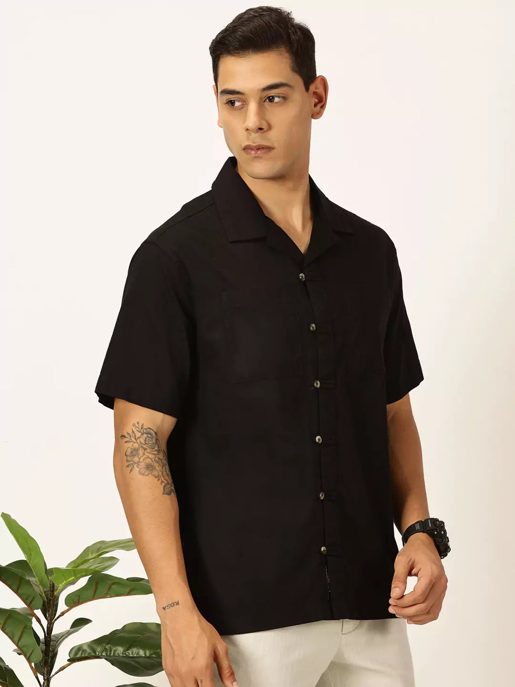Thomas Scott Men Premium Opaque Casual Shirt