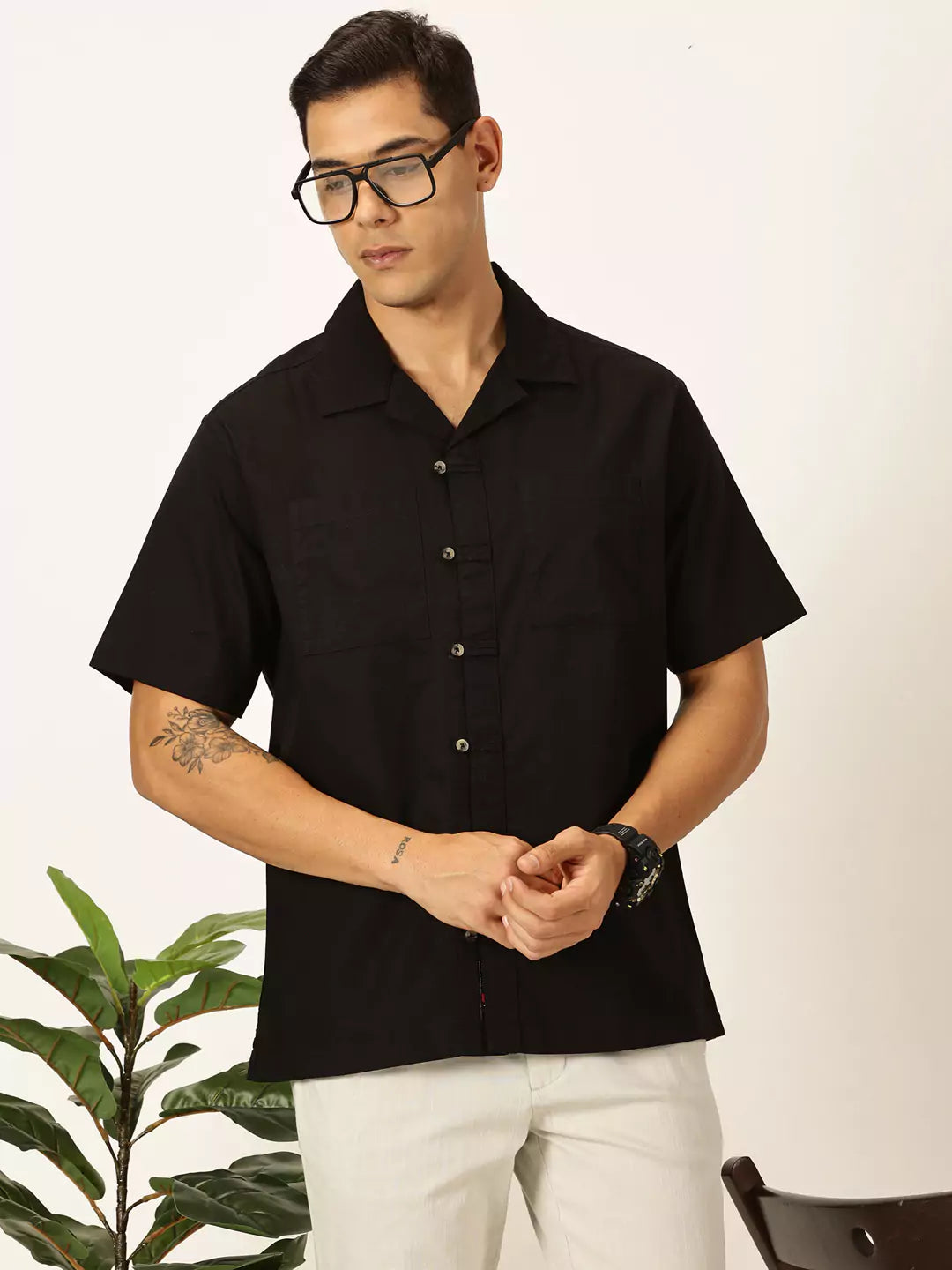 Thomas Scott Men Premium Opaque Casual Shirt