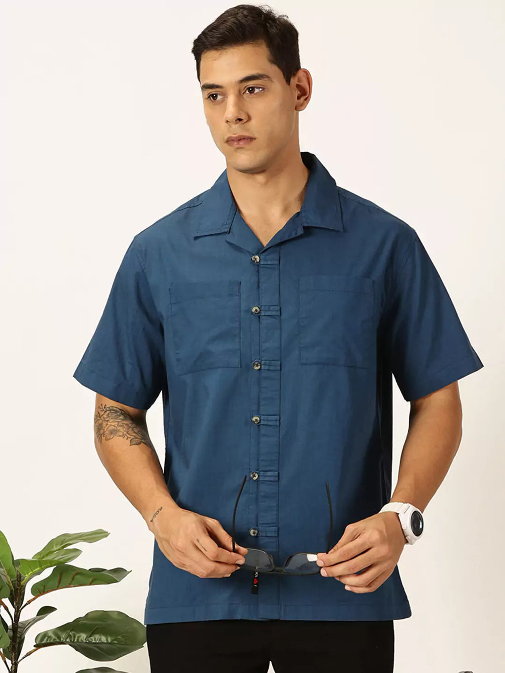 Thomas Scott Men Premium Opaque Casual Shirt