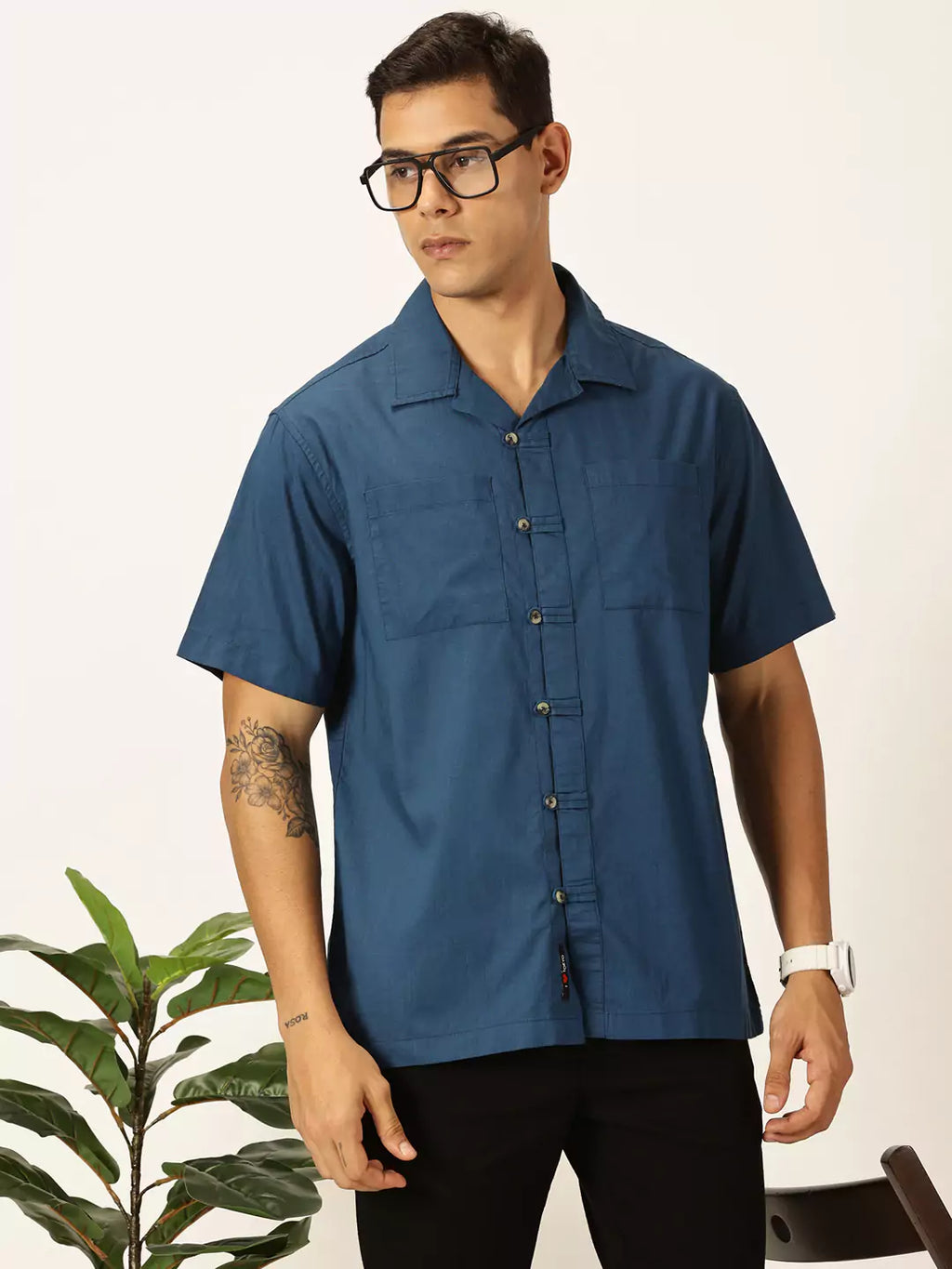 Thomas Scott Men Premium Opaque Casual Shirt