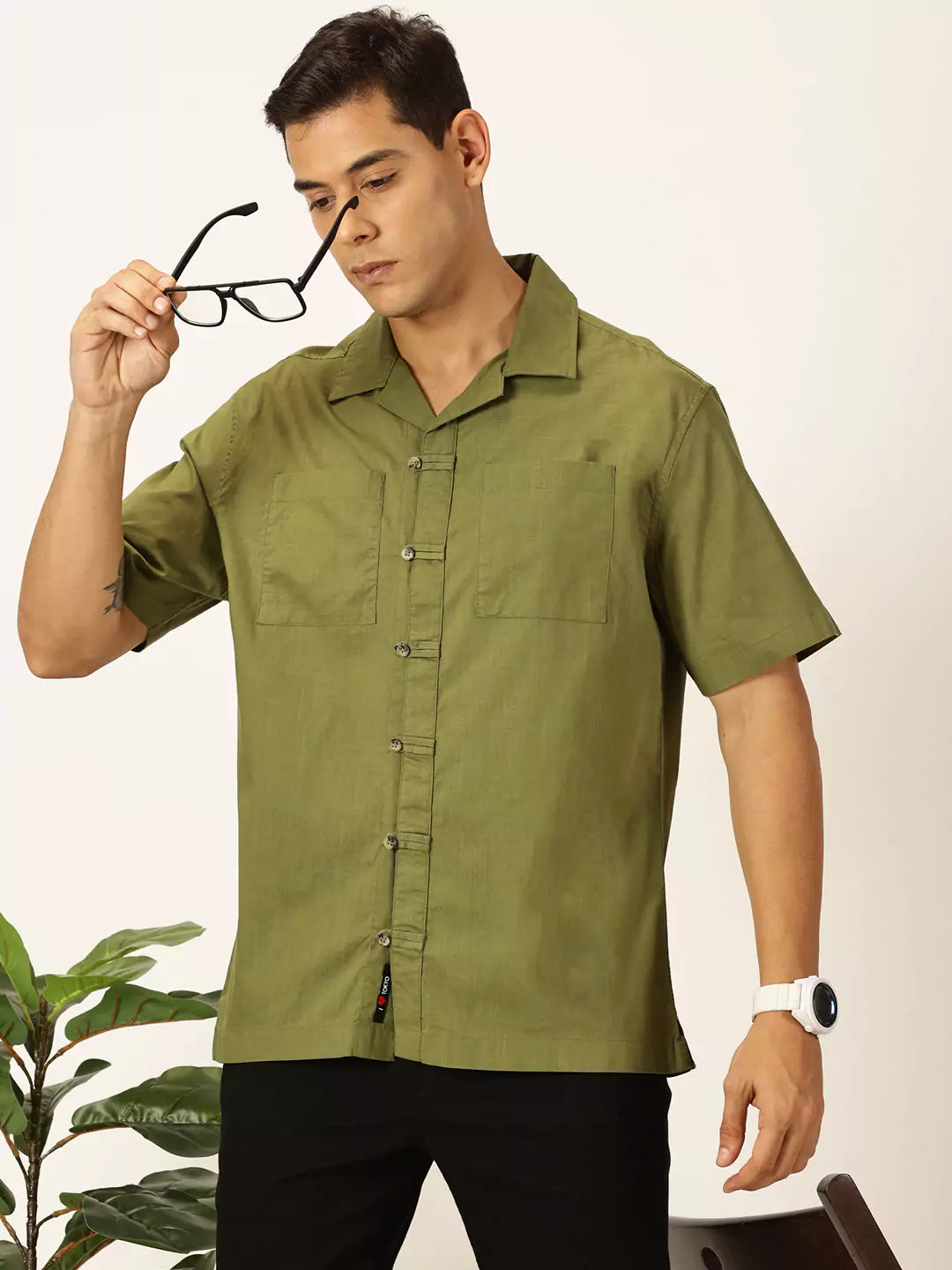 Thomas Scott Men Premium Opaque Casual Shirt