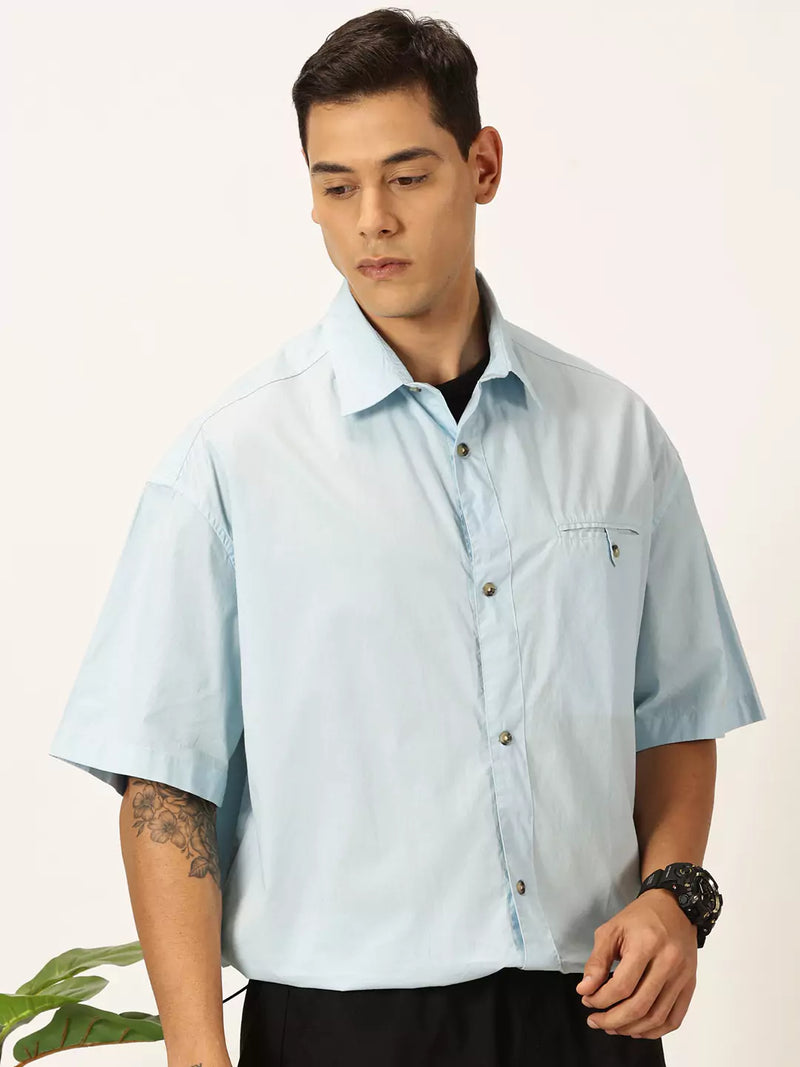 Thomas Scott Men Premium Opaque Cotton Casual Shirt