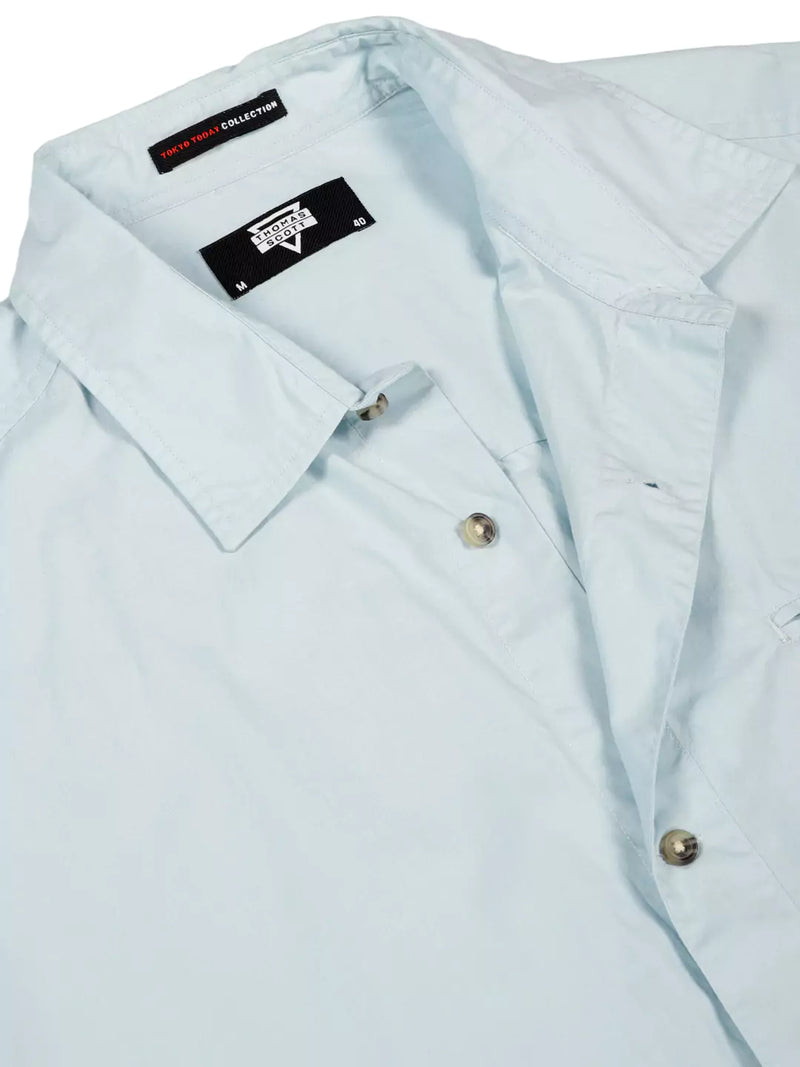 Thomas Scott Men Premium Opaque Cotton Casual Shirt
