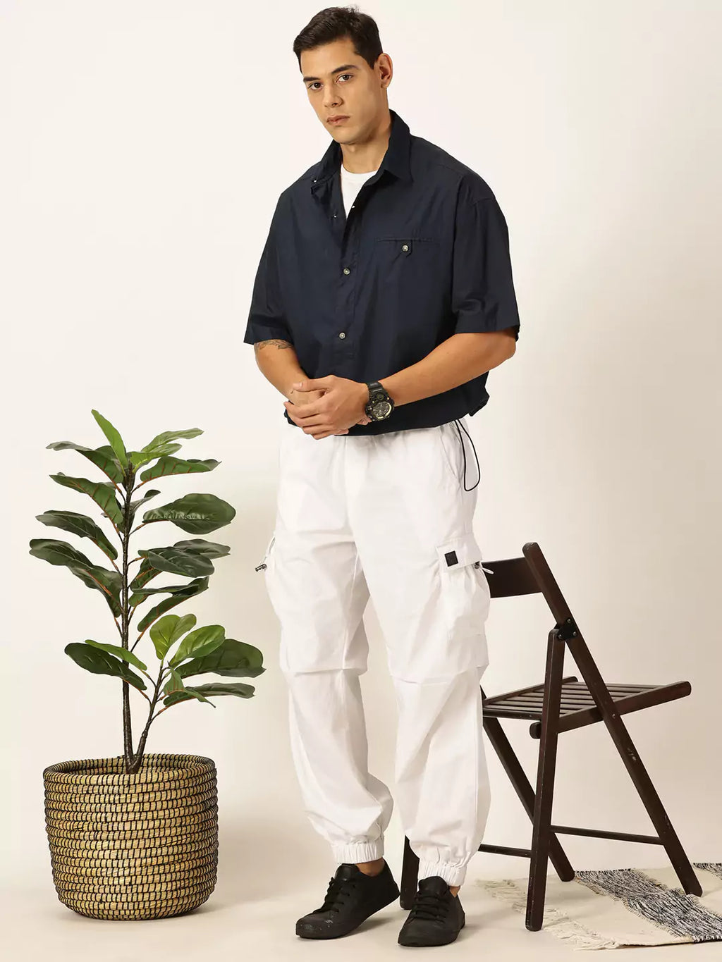 Thomas Scott Men Premium Opaque Casual Shirt