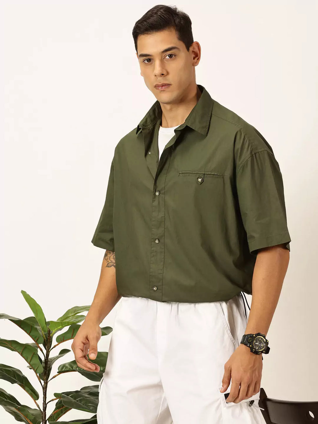 Thomas Scott Men Premium Opaque Casual Shirt