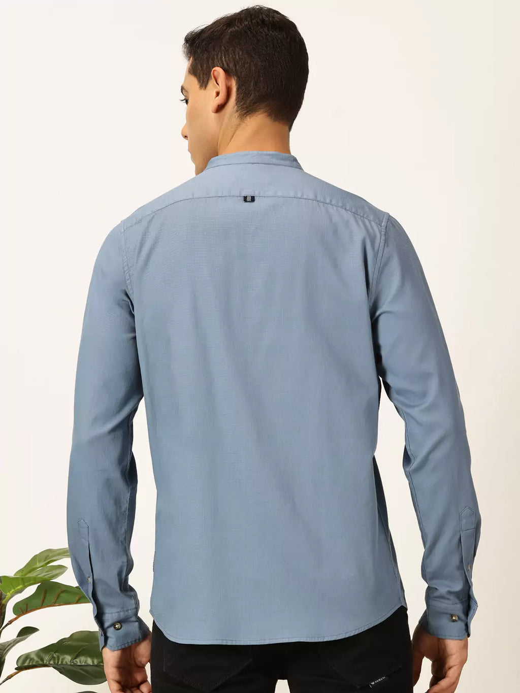 Thomas Scott Men Premium Slim Fit Opaque Casual Shirt