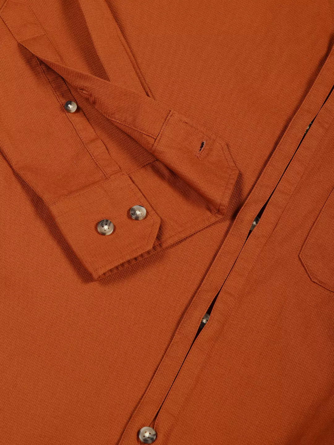 Thomas Scott Men Premium Slim Fit Opaque Solid Casual Shirt