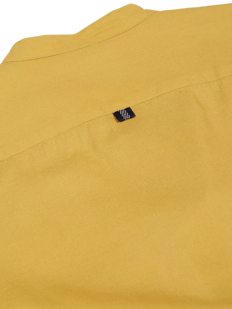 Thomas Scott Men Premium Slim Fit Opaque Casual Shirt