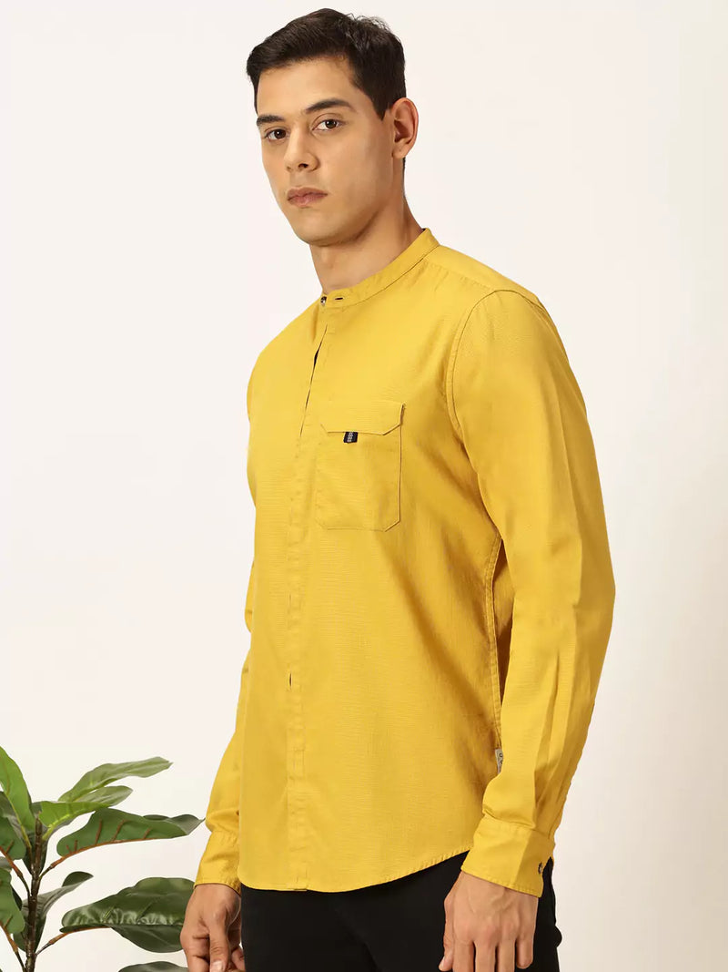 Thomas Scott Men Premium Slim Fit Opaque Casual Shirt