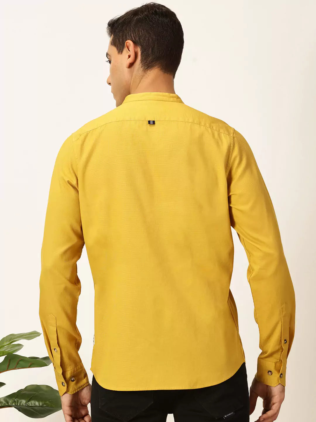 Thomas Scott Men Premium Slim Fit Opaque Casual Shirt