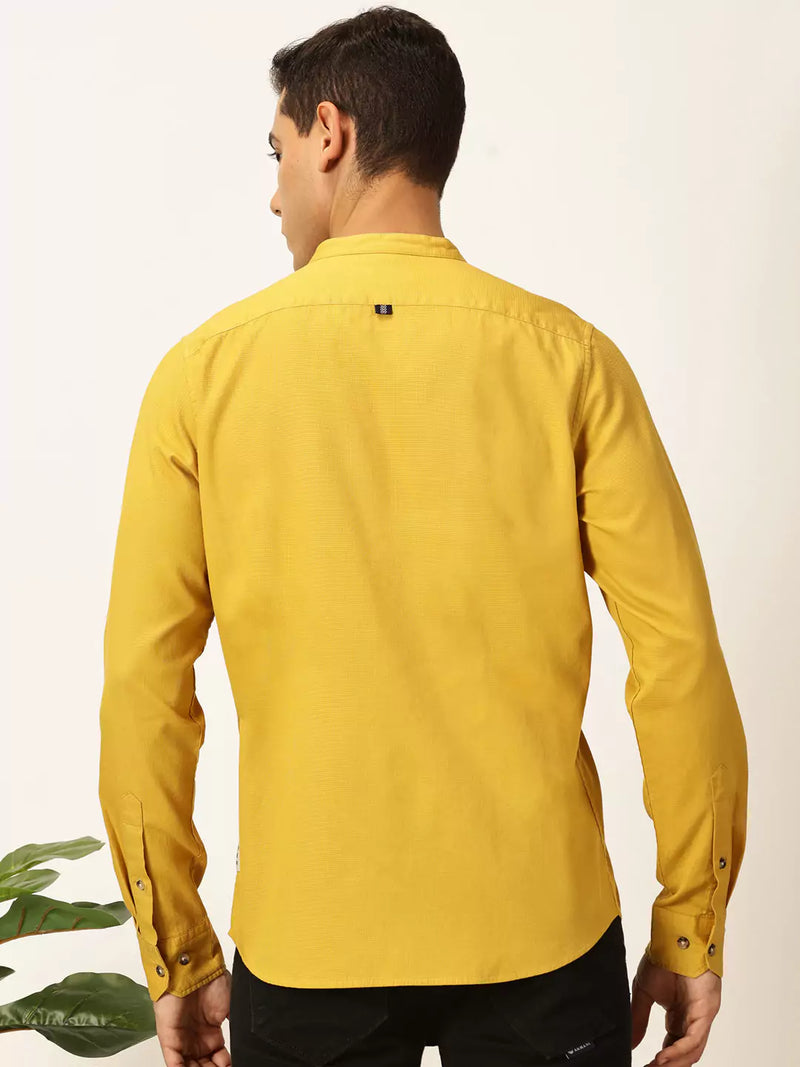 Thomas Scott Men Premium Slim Fit Opaque Casual Shirt
