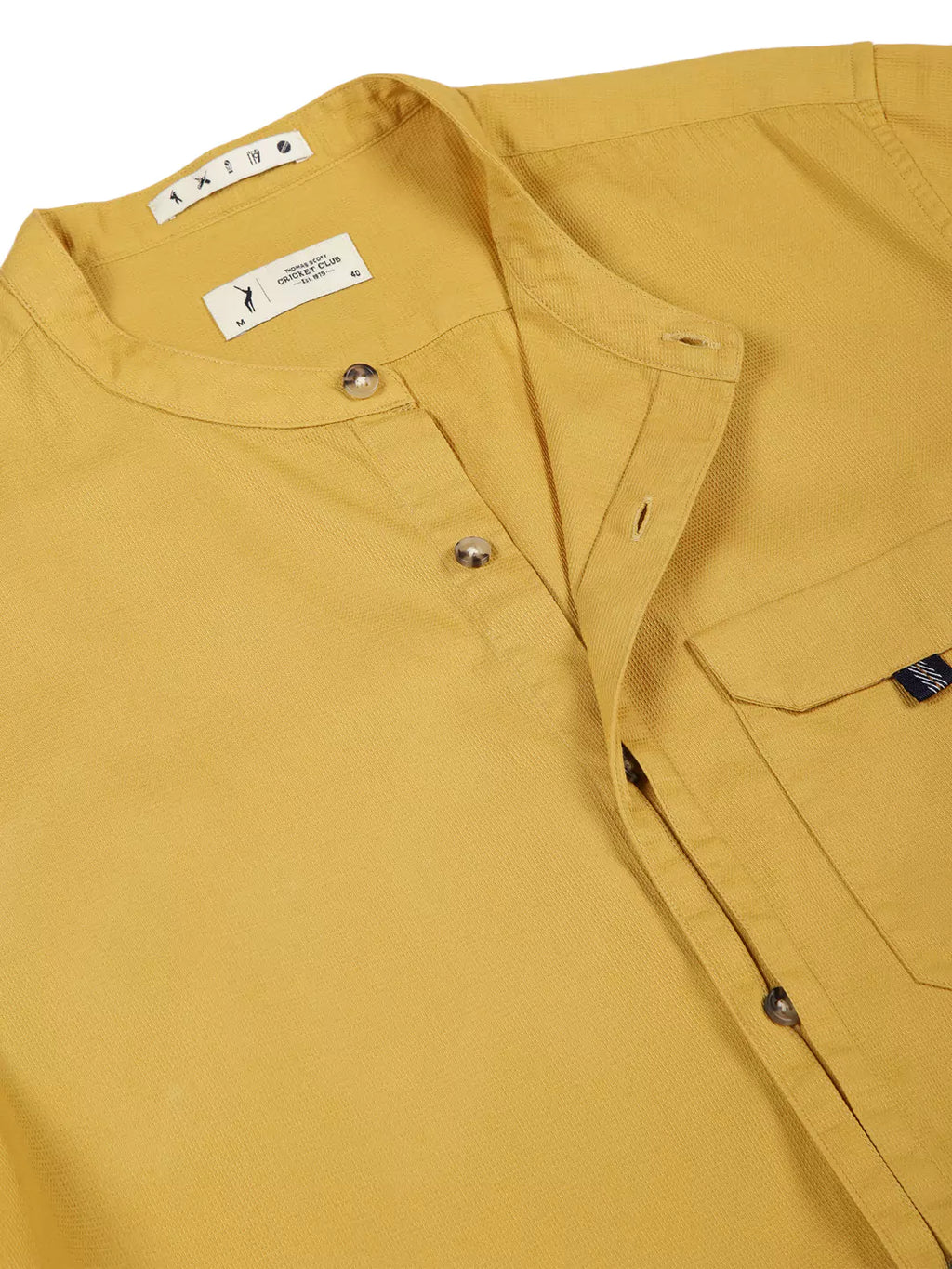 Thomas Scott Men Premium Slim Fit Opaque Casual Shirt