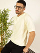 Thomas Scott Men Solid V-Neck Cotton Boxy T-Shirt