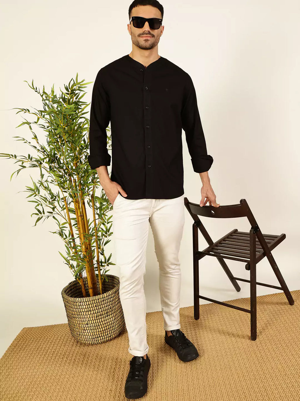 Thomas Scott Men Premium Opaque Casual Shirt