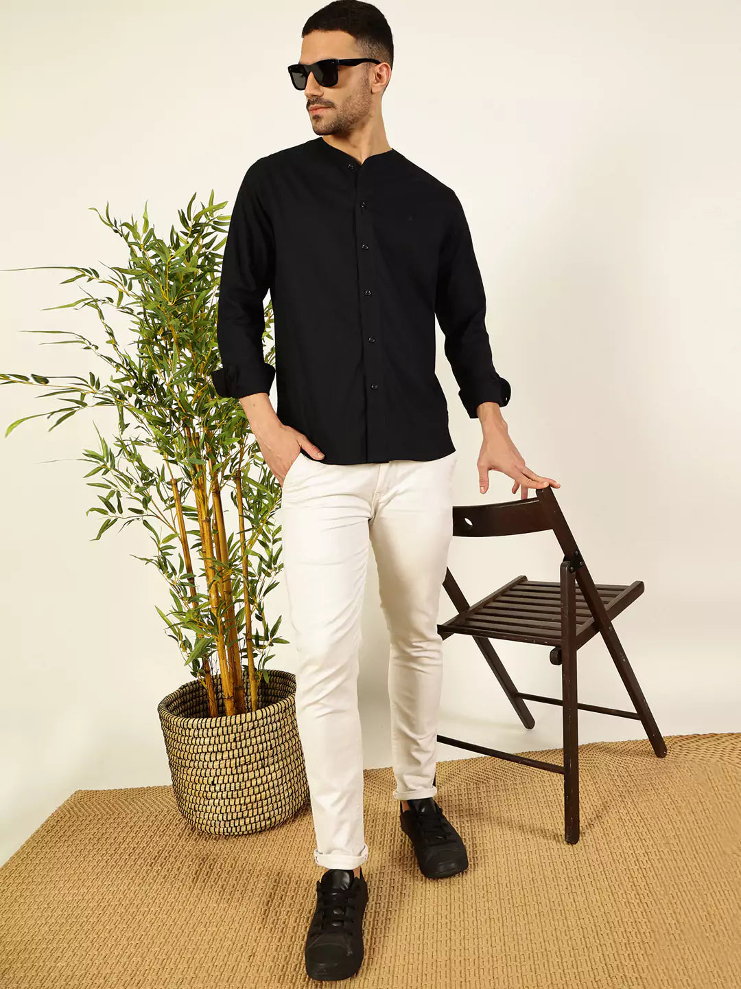 Thomas Scott Men Premium Opaque Casual Shirt