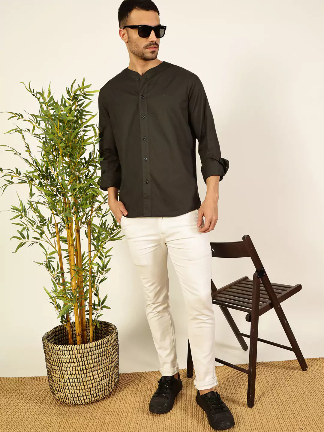 Thomas Scott Men Premium Opaque Casual Shirt