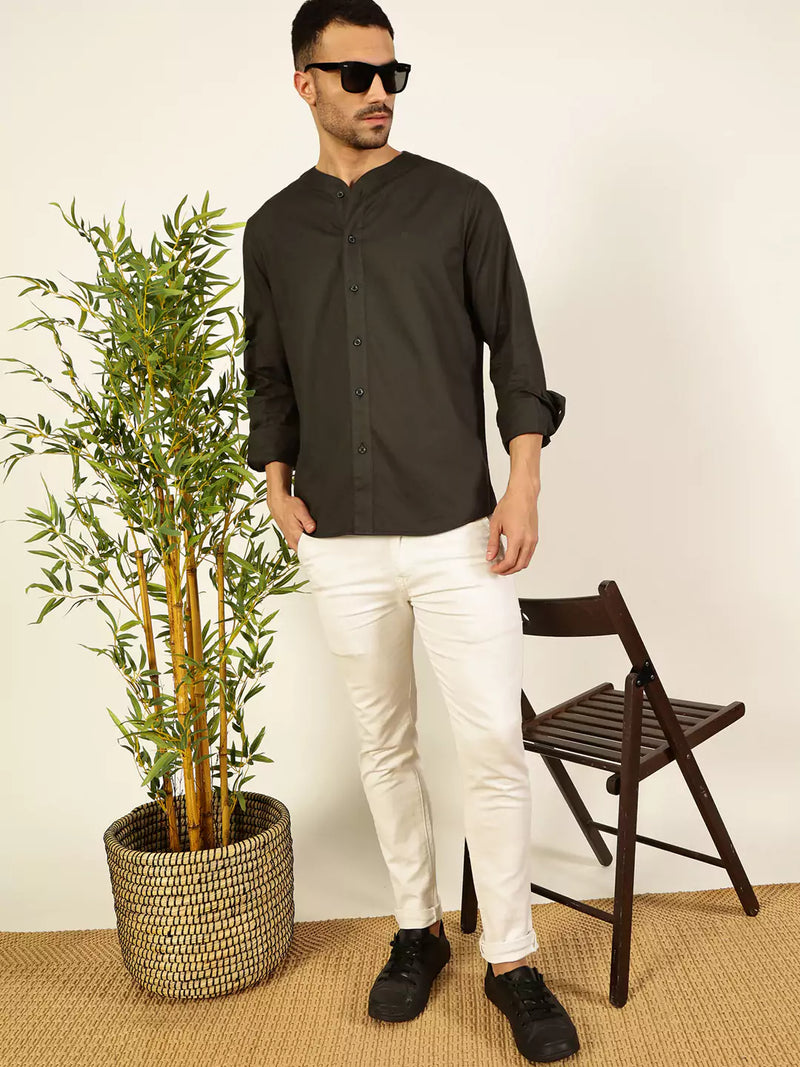 Thomas Scott Men Premium Opaque Casual Shirt