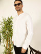 White Premium Opaque Casual Shirt For Men