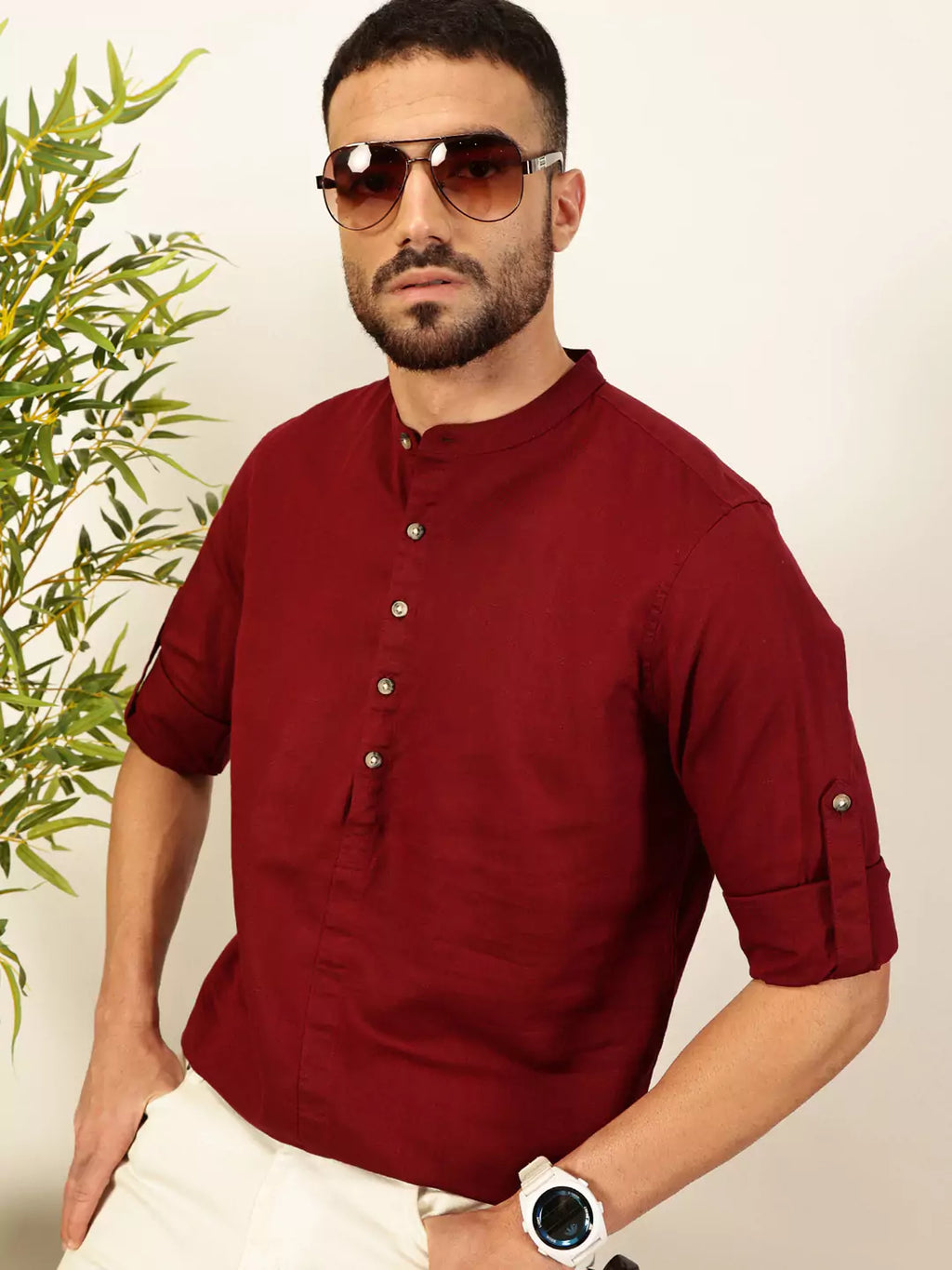 Thomas Scott Men Premium Opaque Casual Shirt