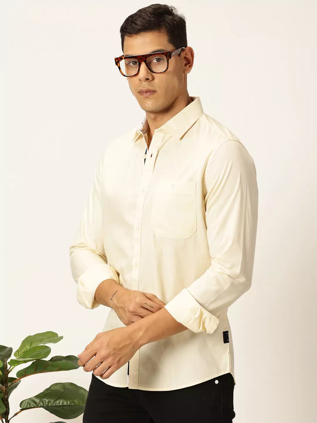 Thomas Scott Men Premium Opaque Casual Shirt