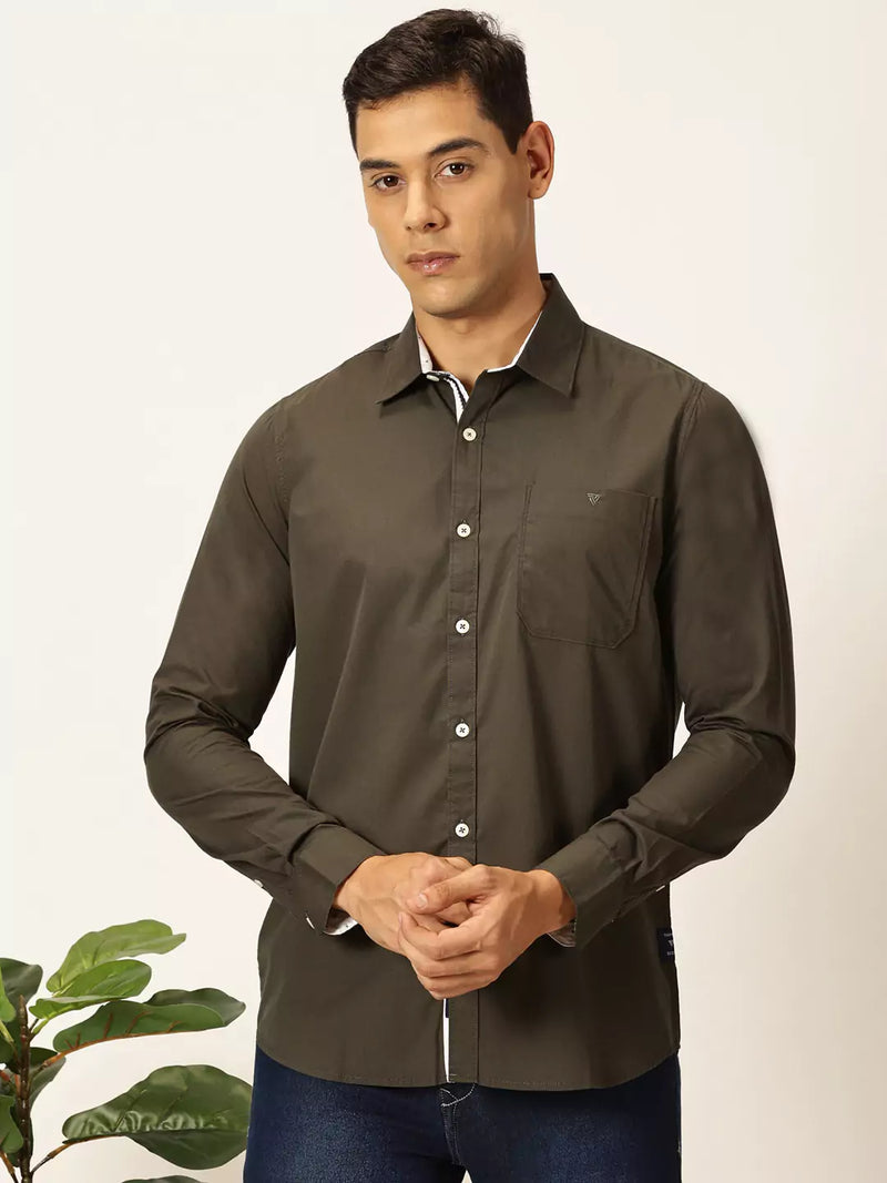 Thomas Scott Men Premium Opaque Casual Shirt