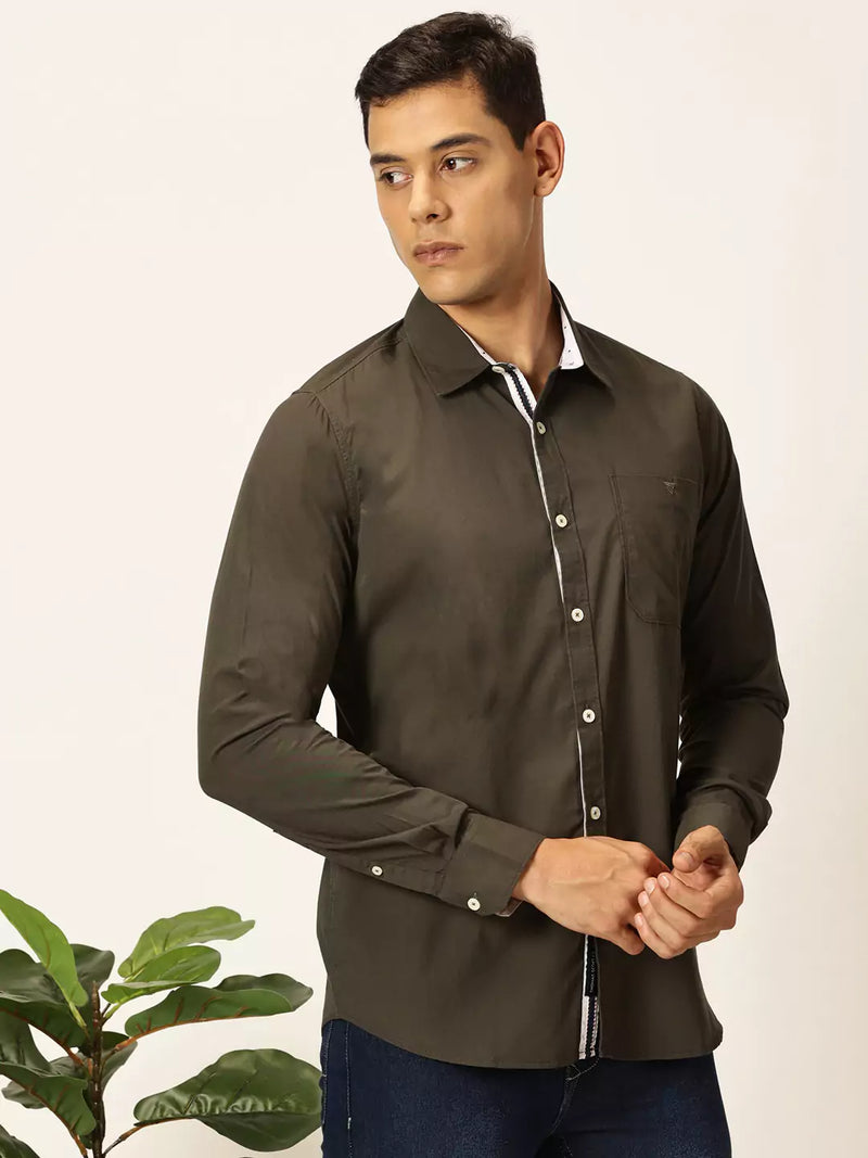 Thomas Scott Men Premium Opaque Casual Shirt