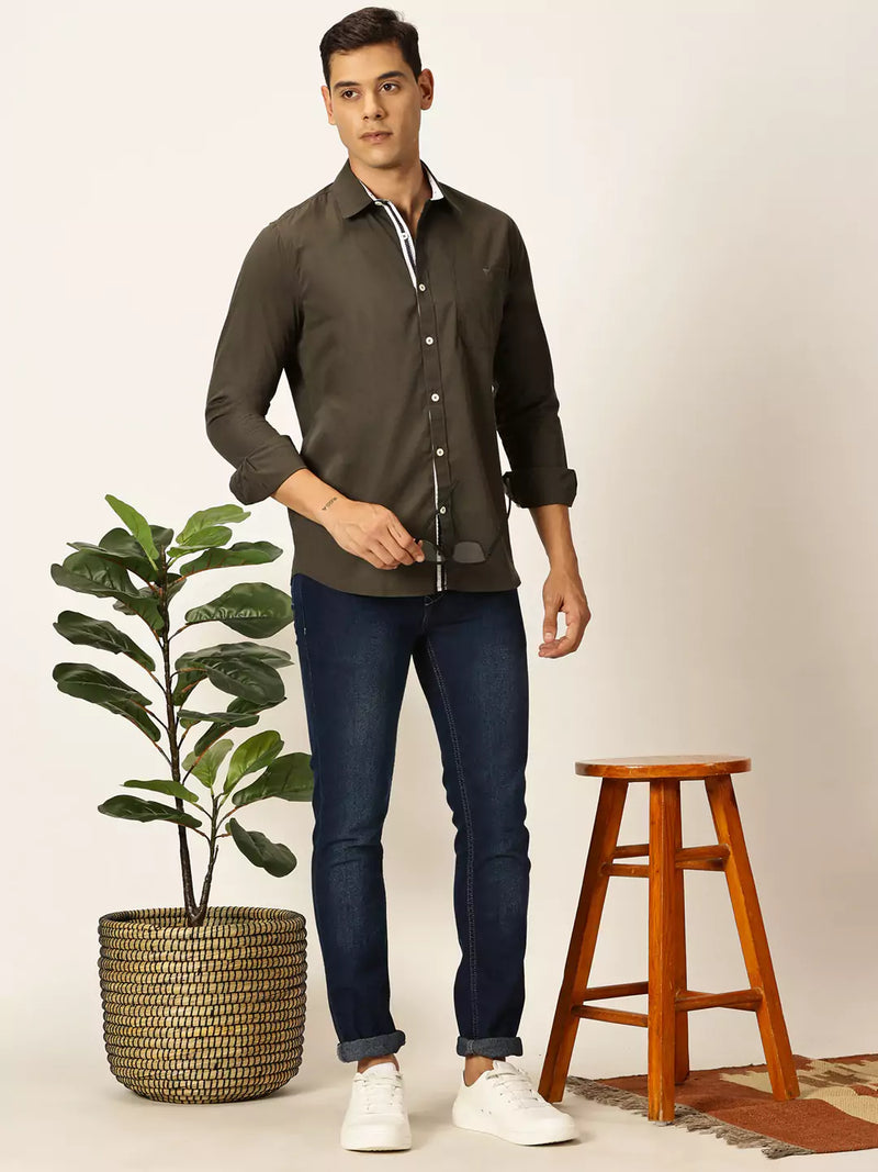Thomas Scott Men Premium Opaque Casual Shirt
