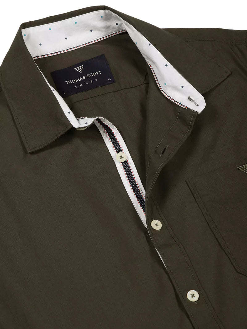 Thomas Scott Men Premium Opaque Casual Shirt